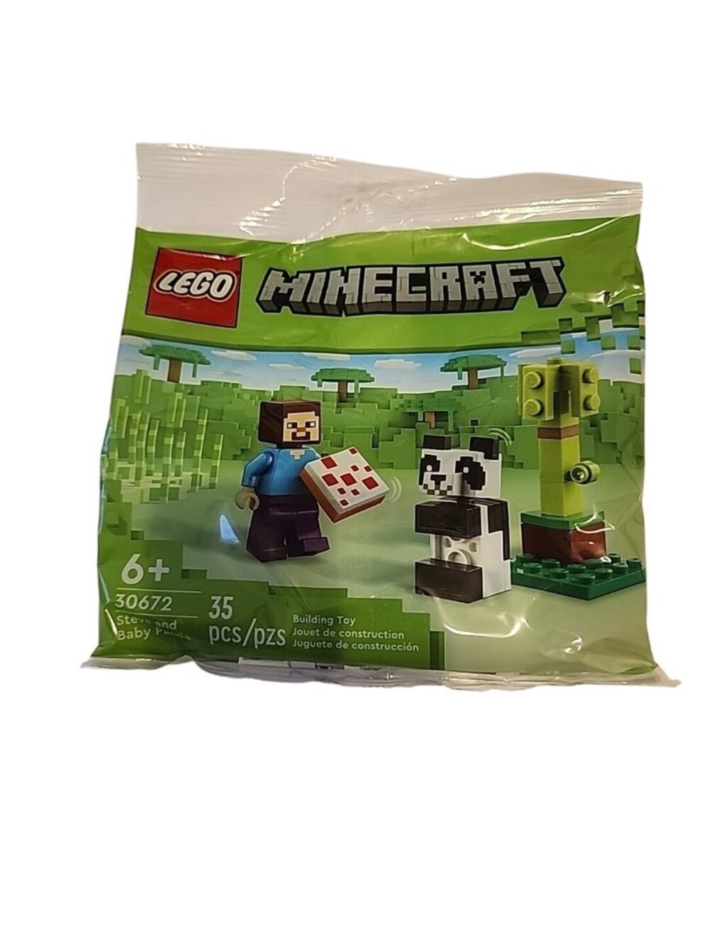 LEGO Minecraft: Steve and Baby Panda (30672)